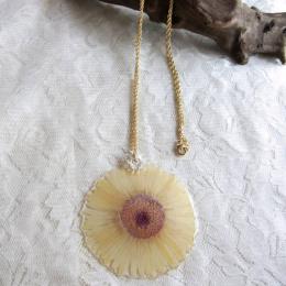 ガーベラネックレス(イエロー)