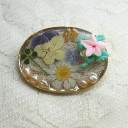 マルチフラワーブローチ