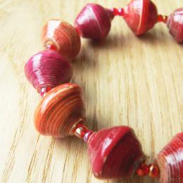 ブレスレット(レッド系)