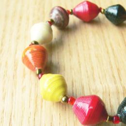 ブレスレット(赤黄系)